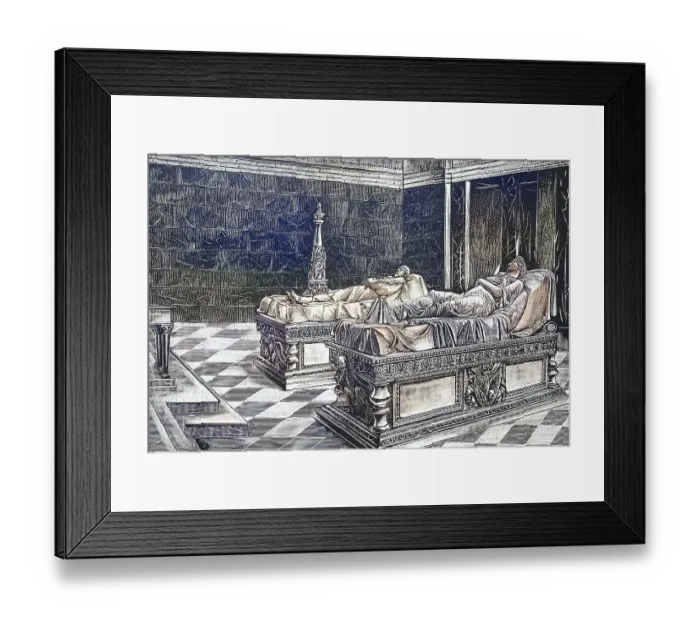Framed Print : The Mausoleum in Charlottenburg