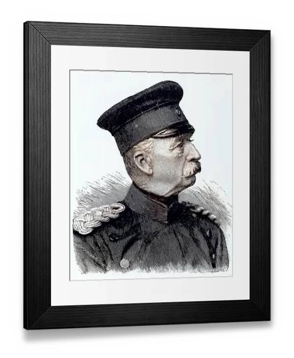 Framed Print : Military people of Germany in the Franco-Prussian War 1870