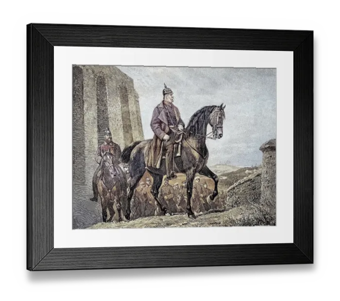 Framed Print : Military Persons in the Franco-Prussian War 1870