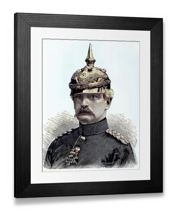 Framed Print : Military Persons in the Franco-Prussian War 1870