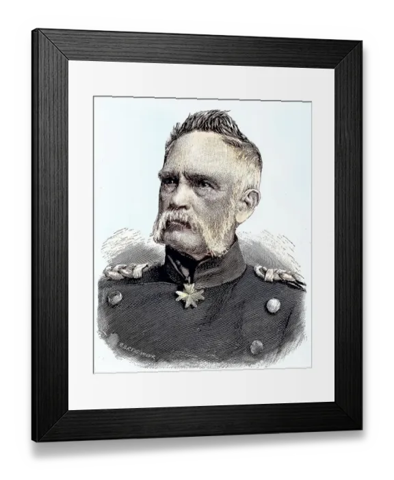 Framed Print : Military Persons in the Franco-Prussian War 1870
