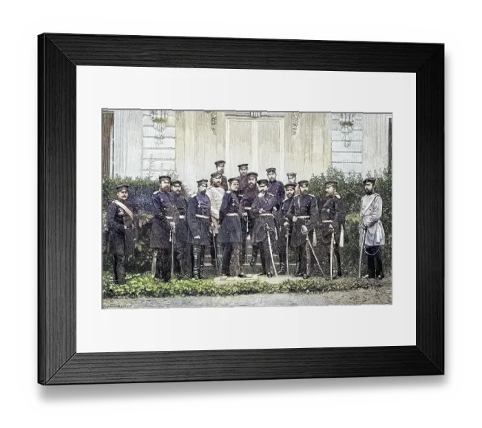 Framed Print : Military Persons in the Franco-Prussian War 1870 Framed Print : Military Persons in the Franco-Prussian War 1870