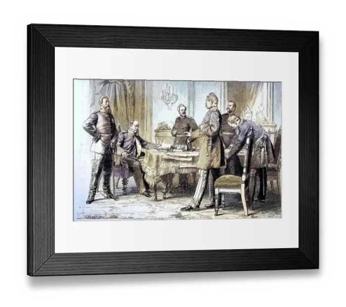 Framed Print : Military Persons in the Franco-Prussian War 1870 Framed Print : Military Persons in the Franco-Prussian War 1870