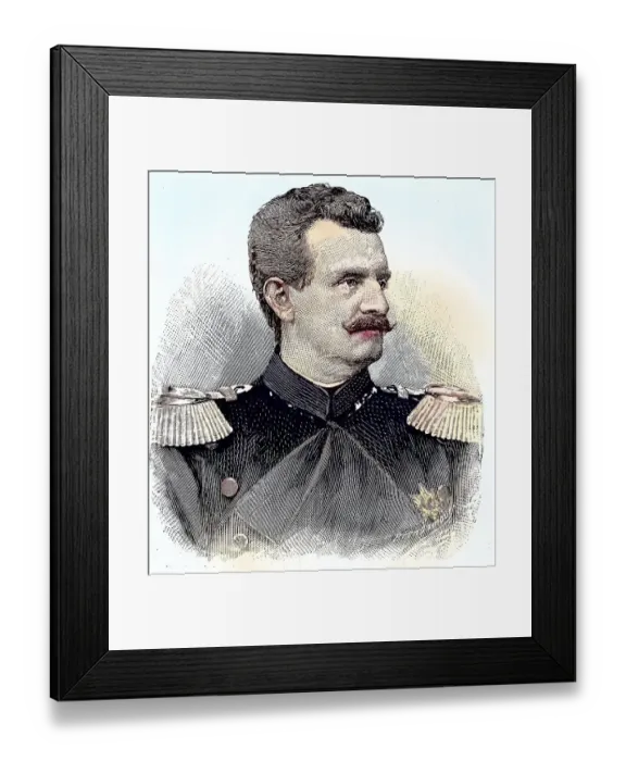 Framed Print : Military Persons in the Franco-Prussian War 1870