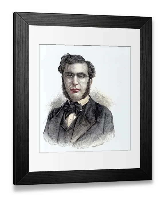 Framed Print : Olivier Emile Ollivier, 1825, 1913