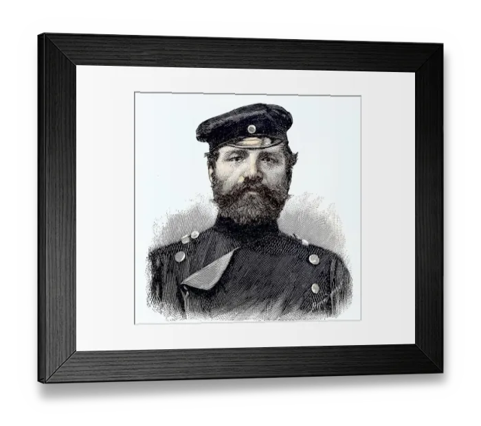 Framed Print : Military Persons in the Franco-Prussian War 1870