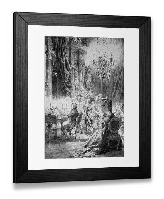 Framed Print : Wolfgang Amadeus Mozart, 27 January 1756