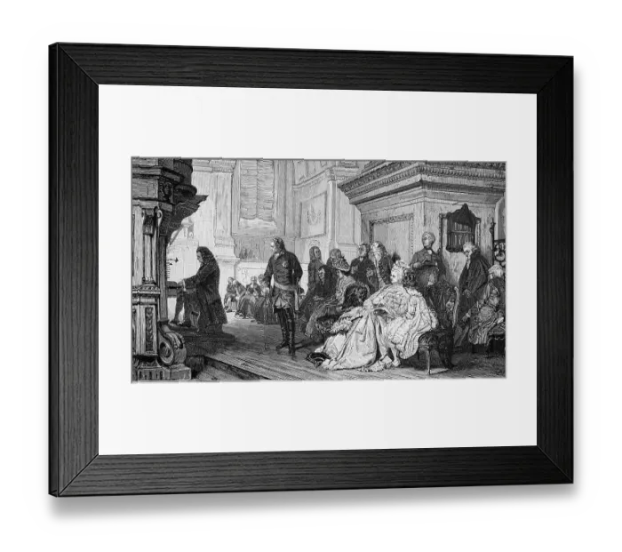 Framed Print : Johann Sebastian Bach (31 March 1685) (28 July 1750)