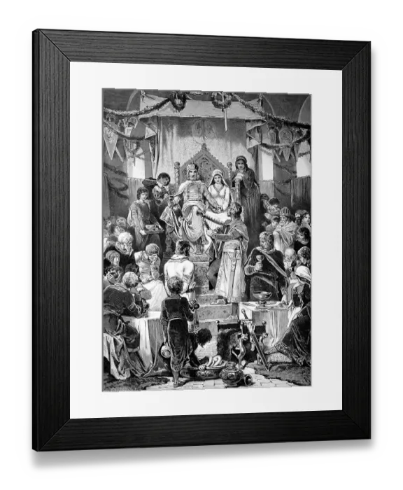 Framed Print : Walther von der Vogelweide, 1170, c