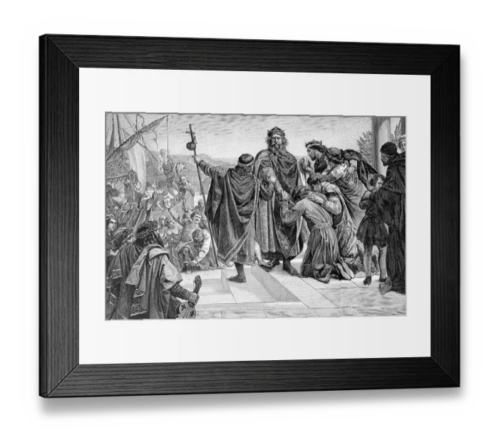 Framed Print : Frederick I, Frederick, 1122, 10 June 1190