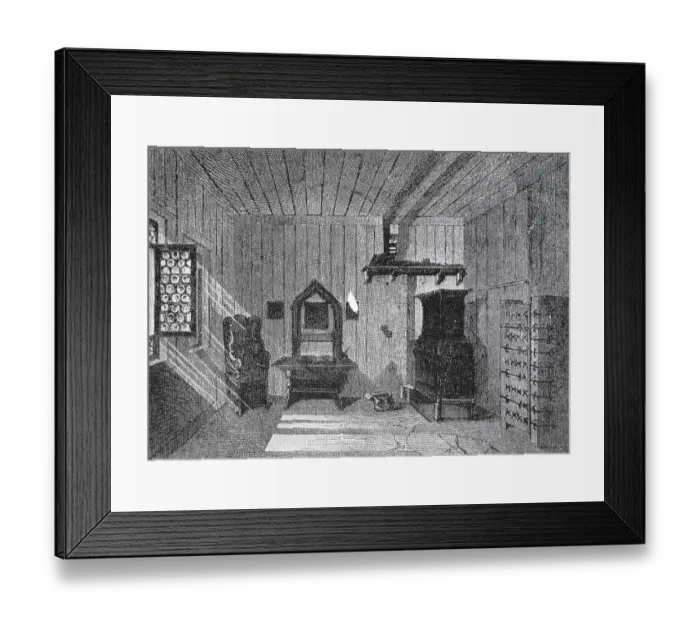 Framed Print : The Room of Martin Luther at Wartburg Castle Framed Print : The Room of Martin Luther at Wartburg Castle