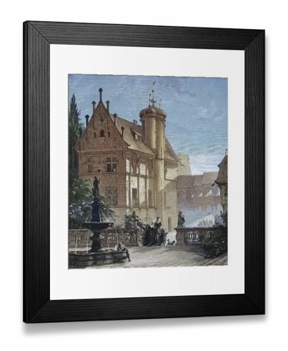 Framed Print : The Palais Tucherschloss in Nuremberg Framed Print : The Palais Tucherschloss in Nuremberg