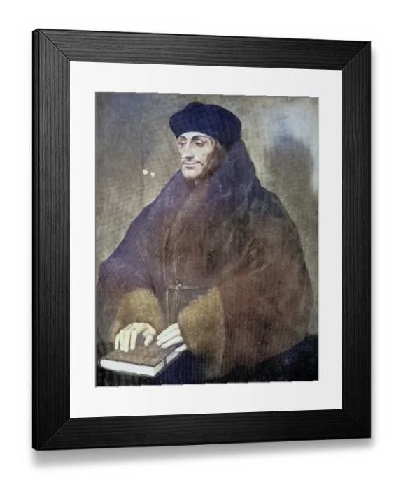 Framed Print : Desiderius Erasmus Roterodamus