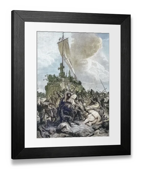 Framed Print : The Battle of Legnano took place on 29 May 1176 between the troops of the Holy Roman Empire led by Emperor Frederick Framed Print : The Battle of Legnano took place on 29 May 1176 between the troops of the Holy Roman Empire led by Emperor Frederick