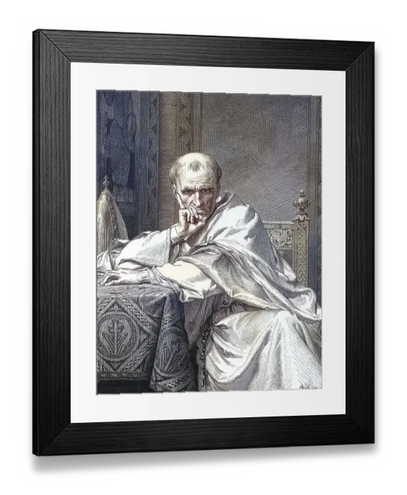 Framed Print : Gregory VII, born Hildebrand of Sovana Framed Print : Gregory VII, born Hildebrand of Sovana