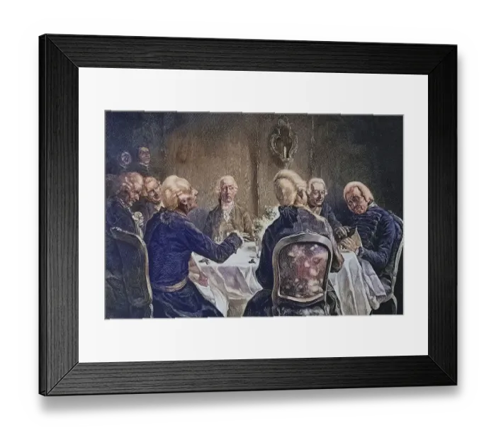 Framed Print : Frederick II, Frederick was King of Prussia from 1740 to 1786