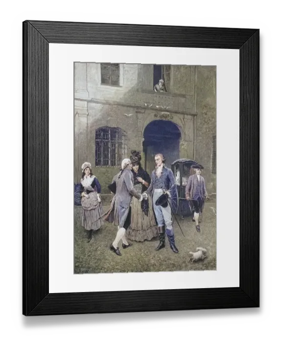Framed Print : Johann Christoph Friedrich von Schiller was a German poet