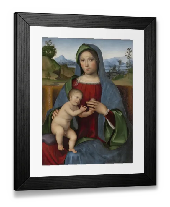 Framed Print : Virgin and Child, Gambaro Madonna