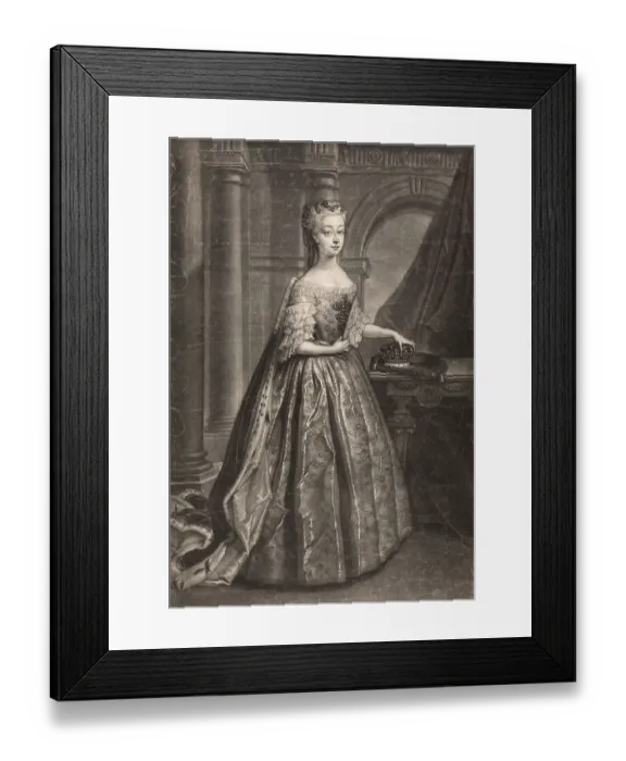 Framed Print : Princess Anne, Princess Royal and Princess of Orange (2 November 1709-12 January 1759) Framed Print : Princess Anne, Princess Royal and Princess of Orange (2 November 1709-12 January 1759)