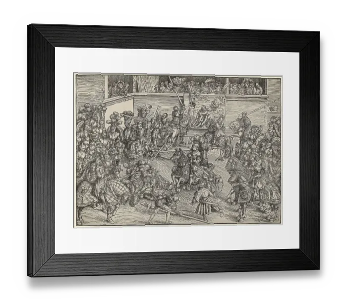 Framed Print : The Tournament with Samson, Simson