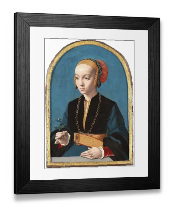 Framed Print : Elisabeth von Bellinghausen (1520-1570)