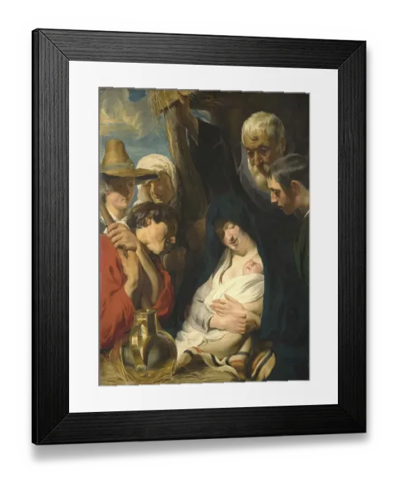 Framed Print : The Adoration of the Magi, painting by Jacob Jordaens Framed Print : The Adoration of the Magi, painting by Jacob Jordaens