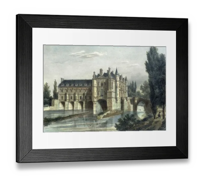 Framed Print : Chenonceau Castle, Chateau de Chenonceau