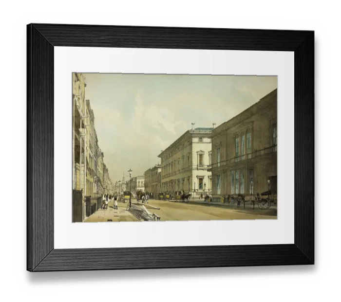 Framed Print : The Club Houses and Pall Mall, London Framed Print : The Club Houses and Pall Mall, London