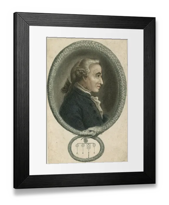 Framed Print : Immanuel Kant (22 April 1724-12 February 1804) was a German philosopher of the Enlightenment Framed Print : Immanuel Kant (22 April 1724-12 February 1804) was a German philosopher of the Enlightenment