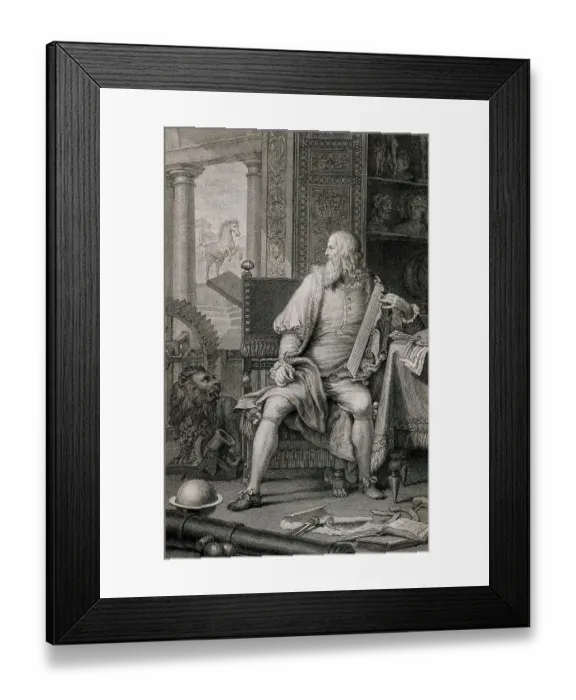 Framed Print : Leonardo da Vinci (15 April 1452) (2 May 1519) Framed Print : Leonardo da Vinci (15 April 1452) (2 May 1519)