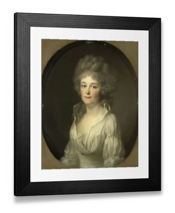 Framed Print : Portrait of Johanna Ferdinanda van Collen Framed Print : Portrait of Johanna Ferdinanda van Collen