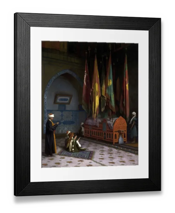 Framed Print : The Guardian at the Tomb of the Sultan Framed Print : The Guardian at the Tomb of the Sultan