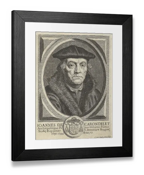 Framed Print : Portrait of John of Carondelet
