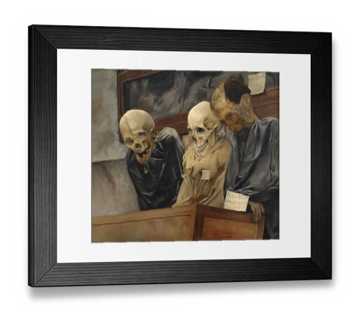 Framed Print : The Capuchin Crypt of Palermo, Le Catacombe dei Cappuccini