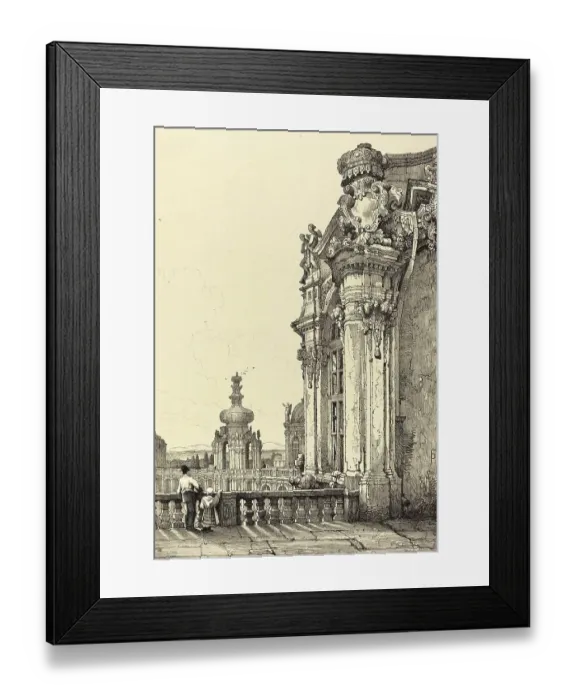 Framed Print : The Zwinger in Dresden, Saxony, c