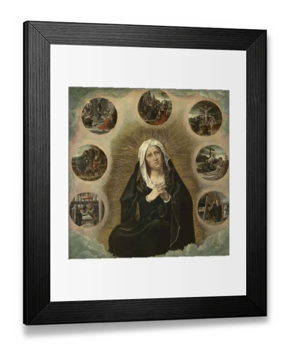 Framed Print : The Seven Sorrows of Mary, painting by Bernard von Orley Framed Print : The Seven Sorrows of Mary, painting by Bernard von Orley