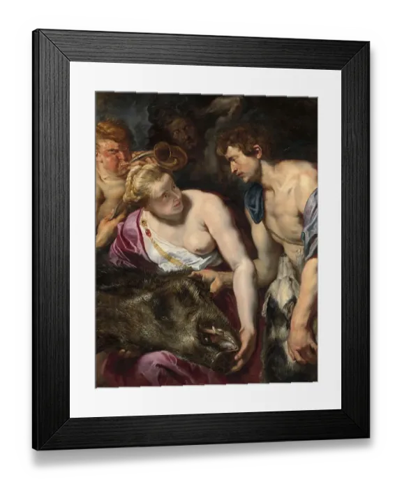 Framed Print : Atalanta, a virgin huntress in Greek mythology
