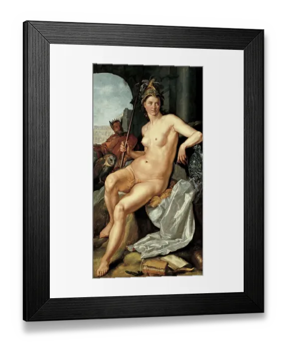 Framed Print : Minerva. a Roman goddess worshipped especially by the Sabines
