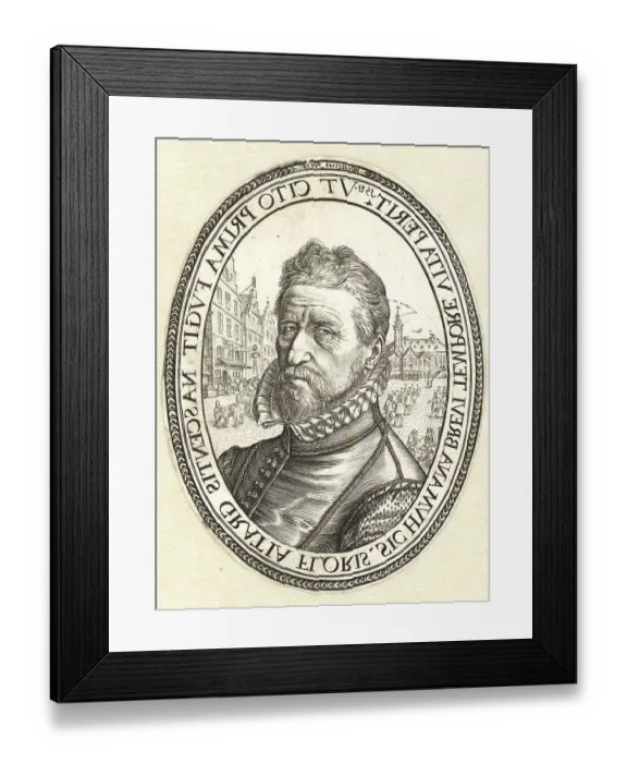 Framed Print : Portrait of Allaert Fransz. Estimator Framed Print : Portrait of Allaert Fransz. Estimator