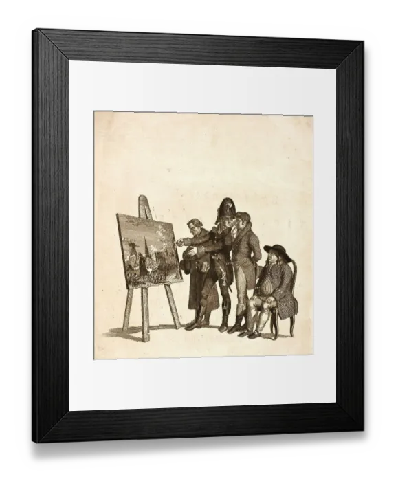 Framed Print : The four temperaments, the four different temperaments