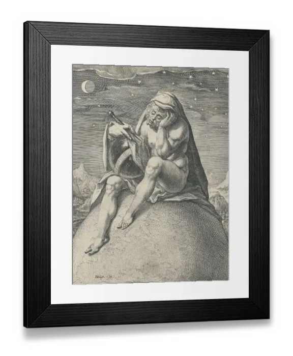 Framed Print : Melancholicus, Melancholia, The four temperaments
