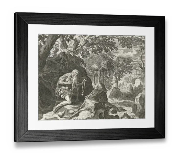 Framed Print : The Hermit Onofrius, Onuphrios of Thebes Framed Print : The Hermit Onofrius, Onuphrios of Thebes