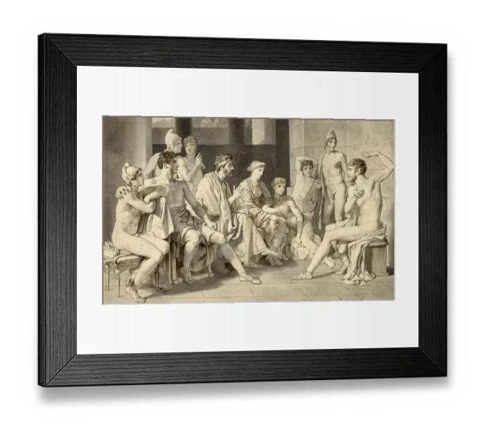 Framed Print : Ulysses recounts his life in Alkinoos Framed Print : Ulysses recounts his life in Alkinoos