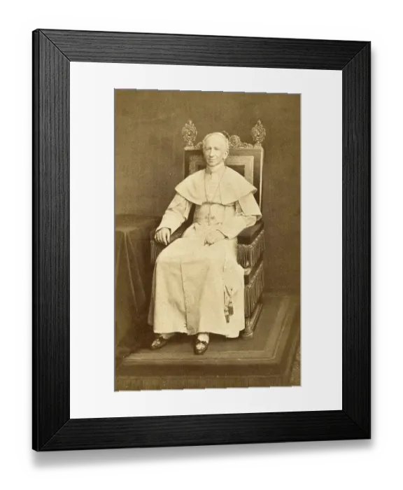 Framed Print : Leo XIII, Vincenzo Gioacchino Pecci (2 March 1810 - 20 July 1903 in Rome)