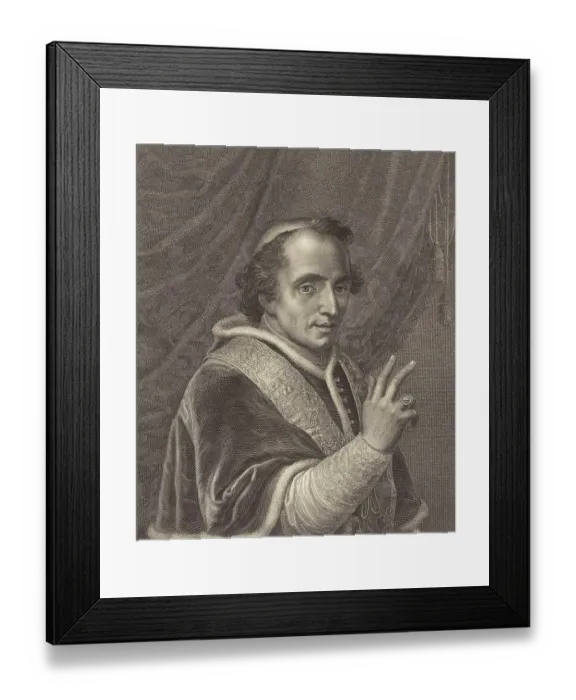 Framed Print : Pius VII, Count Luigi Barnaba Niccolo Maria Chiaramonti (14 August 1742 to 20 August 1823) Framed Print : Pius VII, Count Luigi Barnaba Niccolo Maria Chiaramonti (14 August 1742 to 20 August 1823)