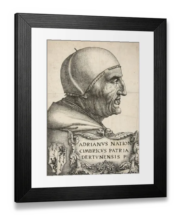 Framed Print : Hadrian VI, Adriaan Floriszoon (Florenszoon) Boeyens Framed Print : Hadrian VI, Adriaan Floriszoon (Florenszoon) Boeyens