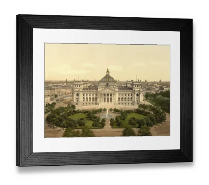 Framed Print : Reichstag, Reichstag building, Berlin, c Framed Print : Reichstag, Reichstag building, Berlin, c