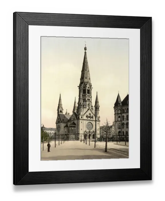 Framed Print : Kaiser Wilhelm Memorial Church Framed Print : Kaiser Wilhelm Memorial Church