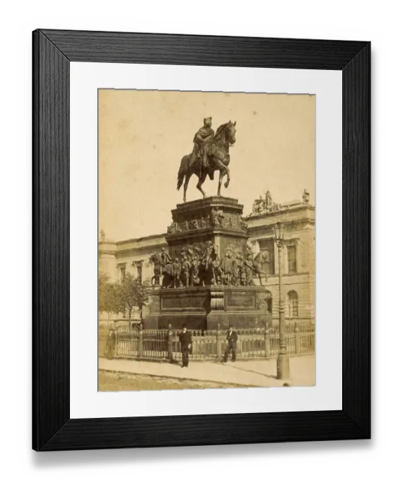 Framed Print : Equestrian statue of Frederick the Great Framed Print : Equestrian statue of Frederick the Great