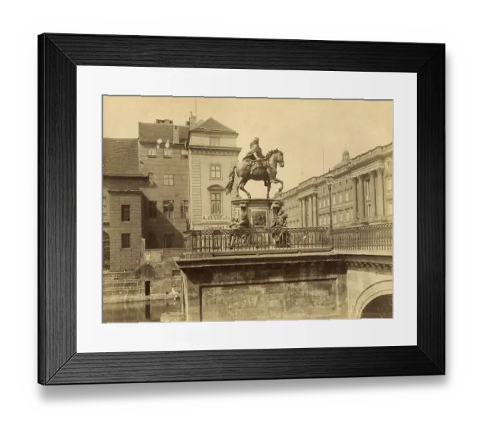Framed Print : Monument to Frederick William I in Berlin